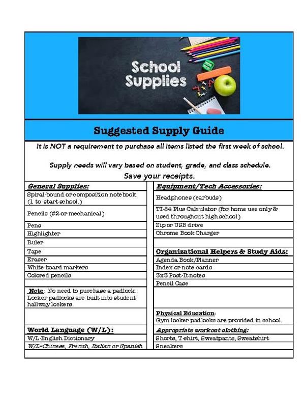 Supply Guide